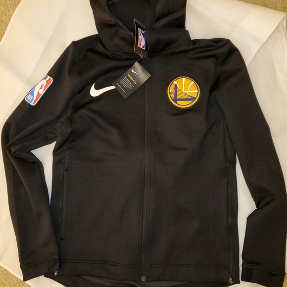 Authentic Men's Golden State Warriors Nike Hoodie - Picture 2 of 8